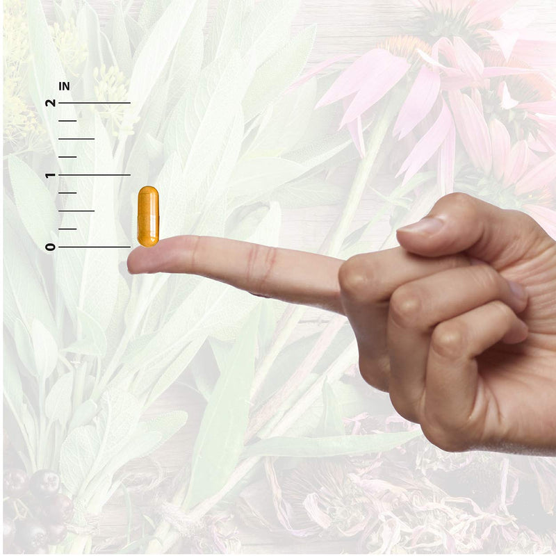 [Australia] - Nature's Answer Mullein Leaf Verbascum Thapsus 500mg | Herb Ideal for Immune and Inflammation | Full Spectrum Herb | Supports Healthy Respiratory Function | Gluten-Free, Vegetarian/Vegan 90 Capsules 