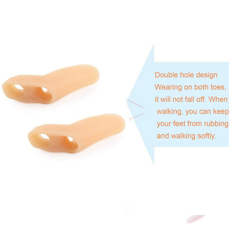 [Australia] - 10 Pcs Pinky Toe Bunionette Corrector, Silicone Double - Loop Toe Separators for Tailors Bunion, Bunionette Protect and Pain Relief, Pinky Toe Cushion Guard Tailor's Bunionette Protector 