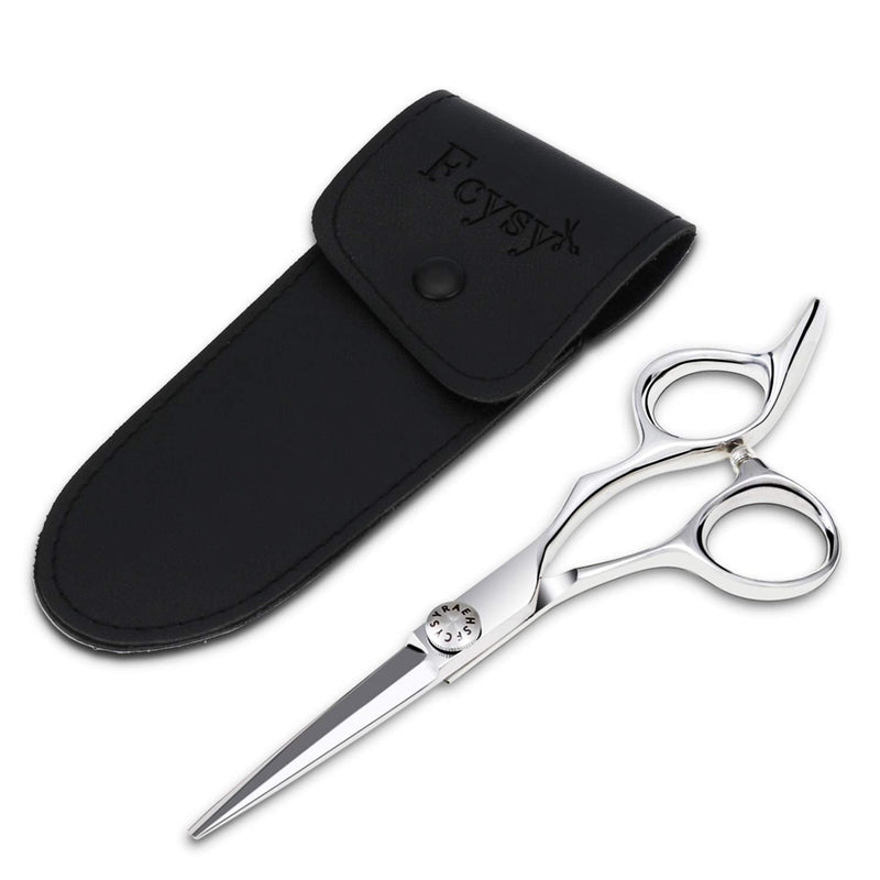 [Australia] - Hairdressing Scissors Hair Cutting Scissor, Fcysy Professional Sharp Barber Scissors 5.5‚Äù Hair Scissors, Japanese 440C Stainless Steel Hairdresser Scissors Salon Haircut Siccors for Women Men Hair Cutting Scissors Silver 