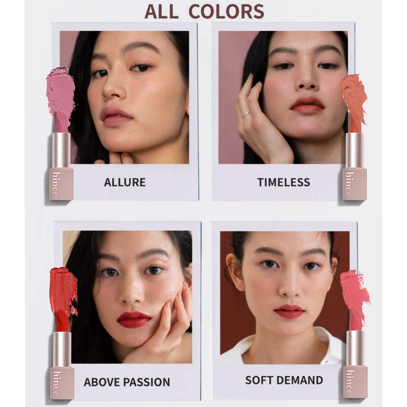 [Australia] - hince Mood Enhancer Matte 3.5g - Soft Matte Velvet Lipstick with Rich Color, Flake-Free, Slim Fitting Texture, Dense and Sensuous Mood Enhancing Color Spectrum (Allure) Allure 