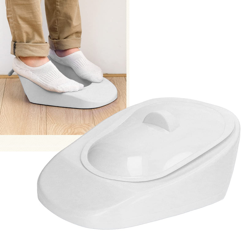 [Australia] - Seamless Design PP Plastic Bedpan Nursing Urinal Bed Ridden Urinal with Handle Portable Elderly Patient Bed Pan with Lid Handle for Pregnant Woman White 
