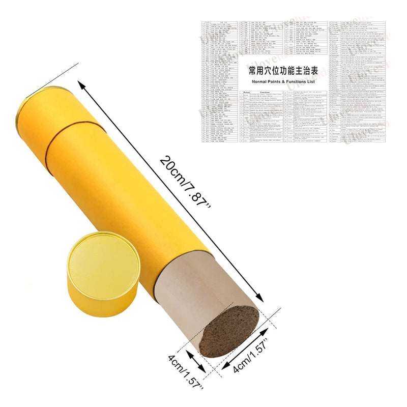 [Australia] - Moxibustion Stick Thunder Fire, 4cm Dia, Household Large Pure Moxa Stick Natural Mugwort Wormwood Retro Yellow Packing 