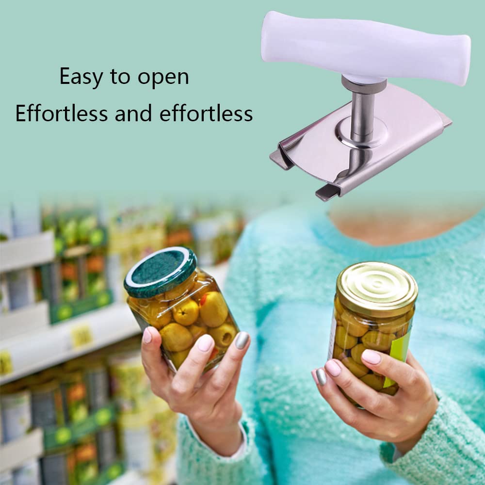 Jar Opener for Weak Hands, Lid Opener & Jar Gripper Open Sesame Tool, Bottle  & Jar Openers for Arthritic Hands & Seniors