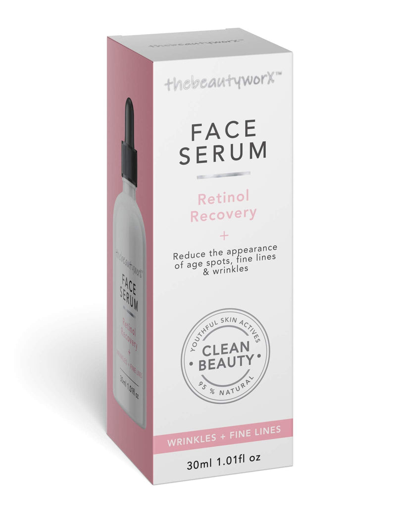 [Australia] - thebeautyworX Retinol Recovery Face Serum to Help Reduce Age Spots & Fine Lines 30ml 