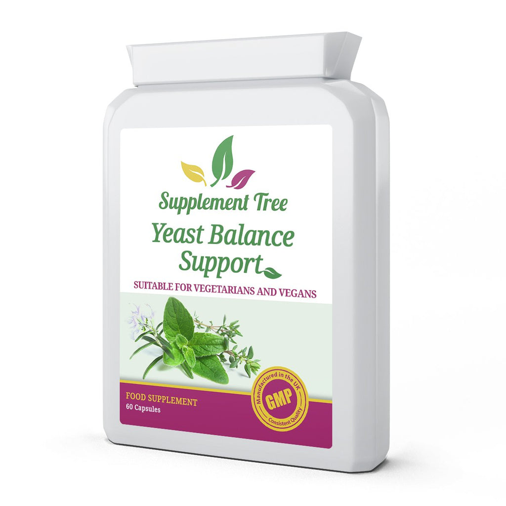 [Australia] - Candida & Yeast Balance Support 60 Capsules | Powerful Natural Herbs & Probiotics | 100% Non-GMO | Suitable for Vegans & Vegetarians | UK Manufactured 