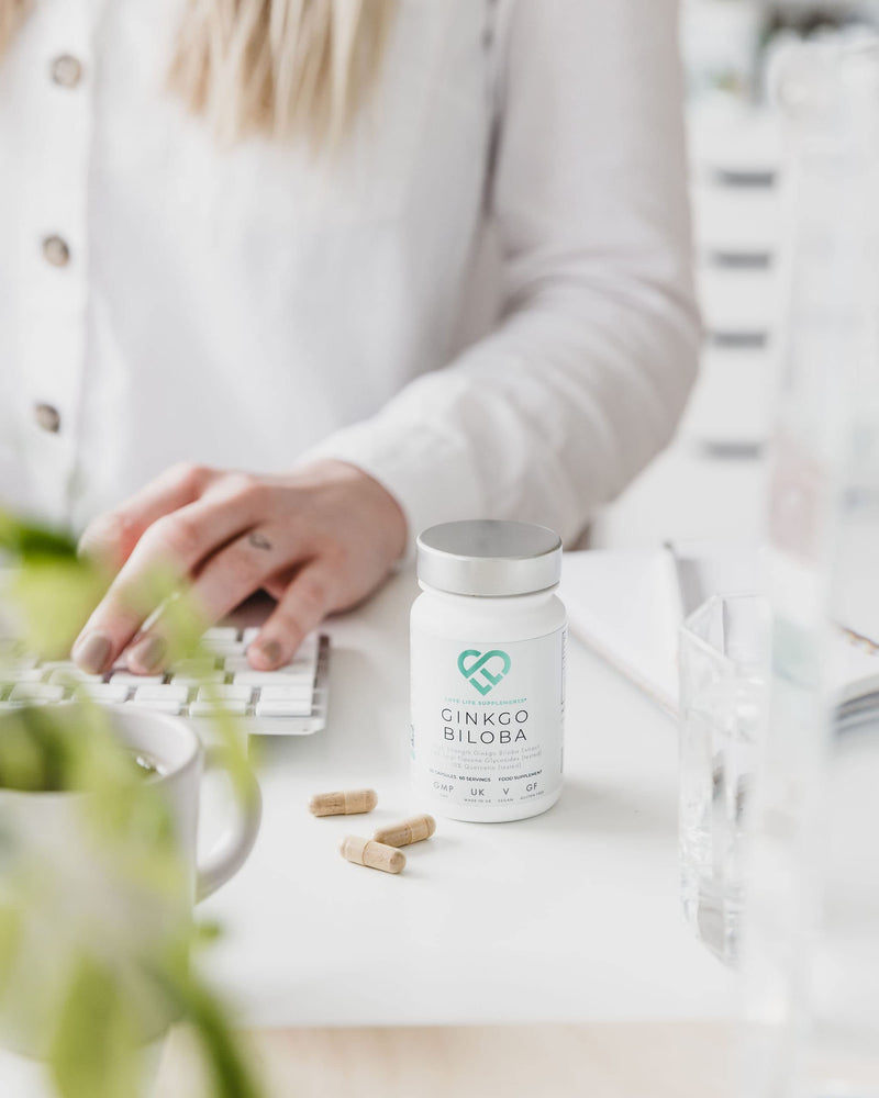 [Australia] - High Strength Ginkgo Biloba Capsules by LLS | 15,000mg 50:1 Extract (from Ginko Biloba Leaves) - 60 Servings | No Bulking Agents | Love Life Supplements - 'Clean, Effective, High Quality' 
