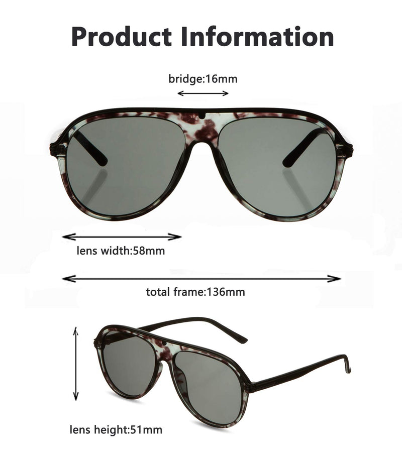 [Australia] - Sunglasses for Women Men Polarized UV 400 Protection Aviator Sunglasses for Driving Fishing Sport A2 Black Frame Light Green Lens 