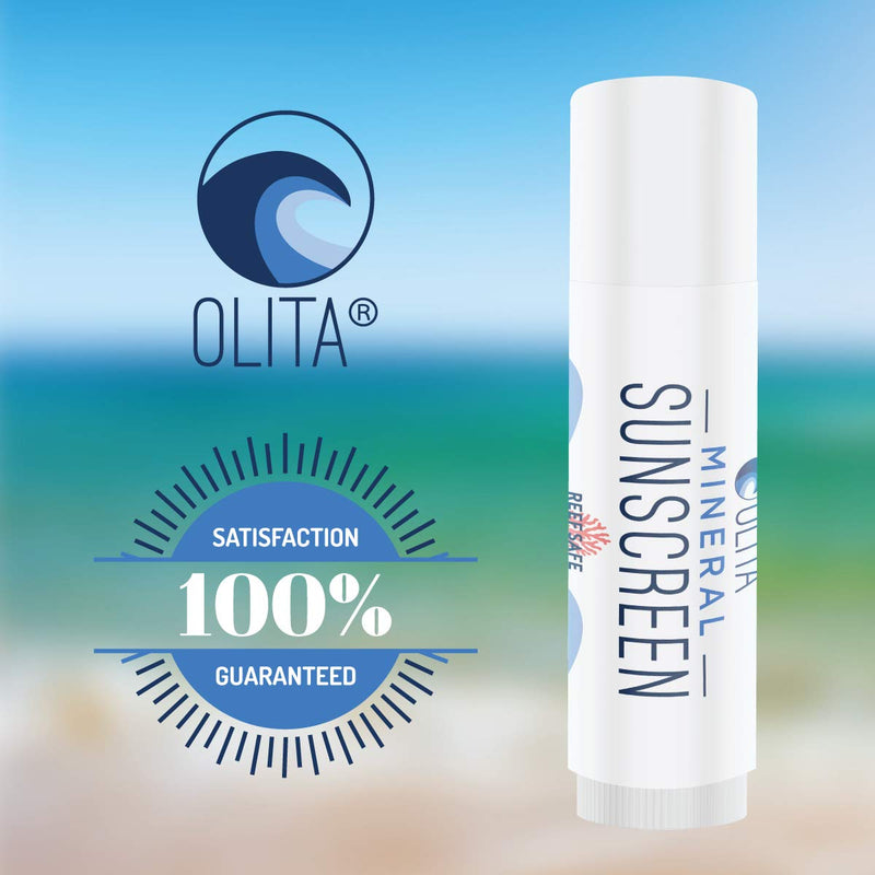 [Australia] - Olita: Mineral SunStick - SPF 30 Mineral Sunscreen - .6 oz - No Fragrance - Reef Safe - Broad Spectrum, Chemical Free - All-Natural, Organic, Zinc Sunblock - Water-Resistant 