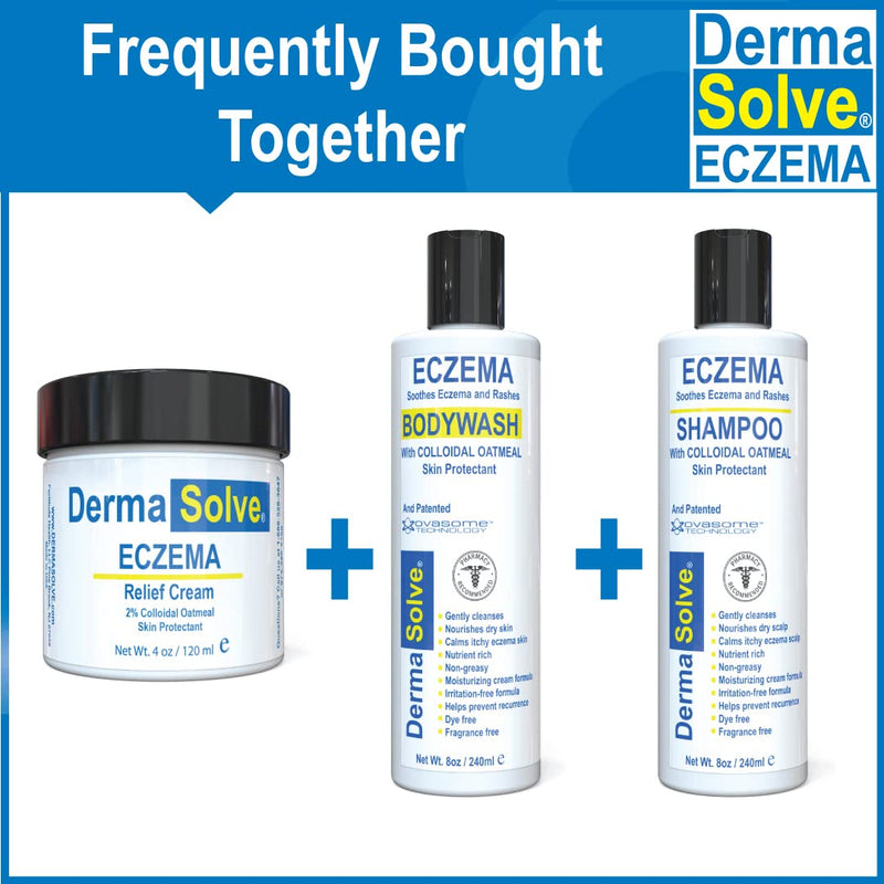 [Australia] - Eczema Relief Shampoo (2-Pack) | Eczema Flare Control Scalp & Dandruff Relief Therapy That Protects, Moisturizes, and Repairs Skin by DermaSolve - Kids, Babies & Adults - Steroid Free (Shampoo 2-Pack) Shampoo 2-Pack 