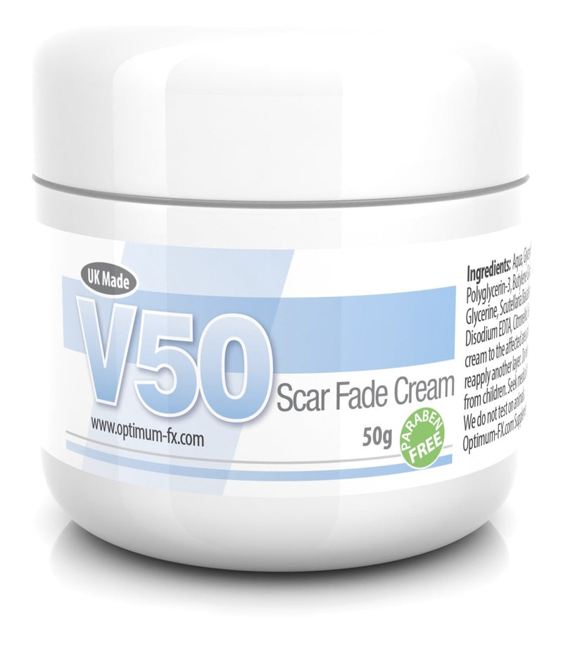 [Australia] - V50 Scar Fade Cream Treat New and Old Scars Acne Scars Facial Blemishes and Dark Spot Treatment Use Anywhere on Your Body – Paraben and Cruelty FREE - 50 g 
