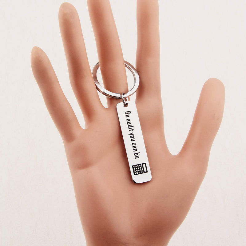 [Australia] - MYOSPARK Accountant Gift Graduation Gift for Accountant CPA Gift Be Audit You Can Be Keychain Auditor Jewelry Audit Keychain 