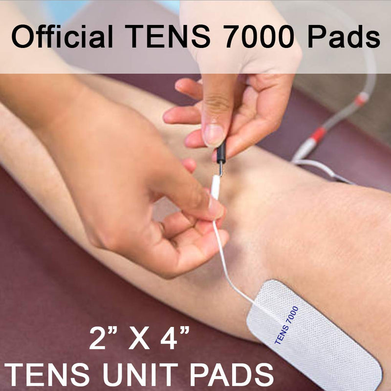 [Australia] - TENS 7000 Official TENS Unit Pads - Premium Quality OTC TENS Pads, 2" X 4" - Compatible with Most TENS Machines, Replacement Electrodes Value Pack, 16 Count 