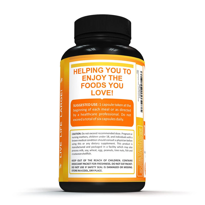 [Australia] - Digestive Enzymes 18 Plant Based Enzyme Supplements - amylase lipase bromelain Supplement, Protease, lactase Enzyme & Other Enzymes Supporting Healthy Digestion & Nutrient Absorption 60 Caps 