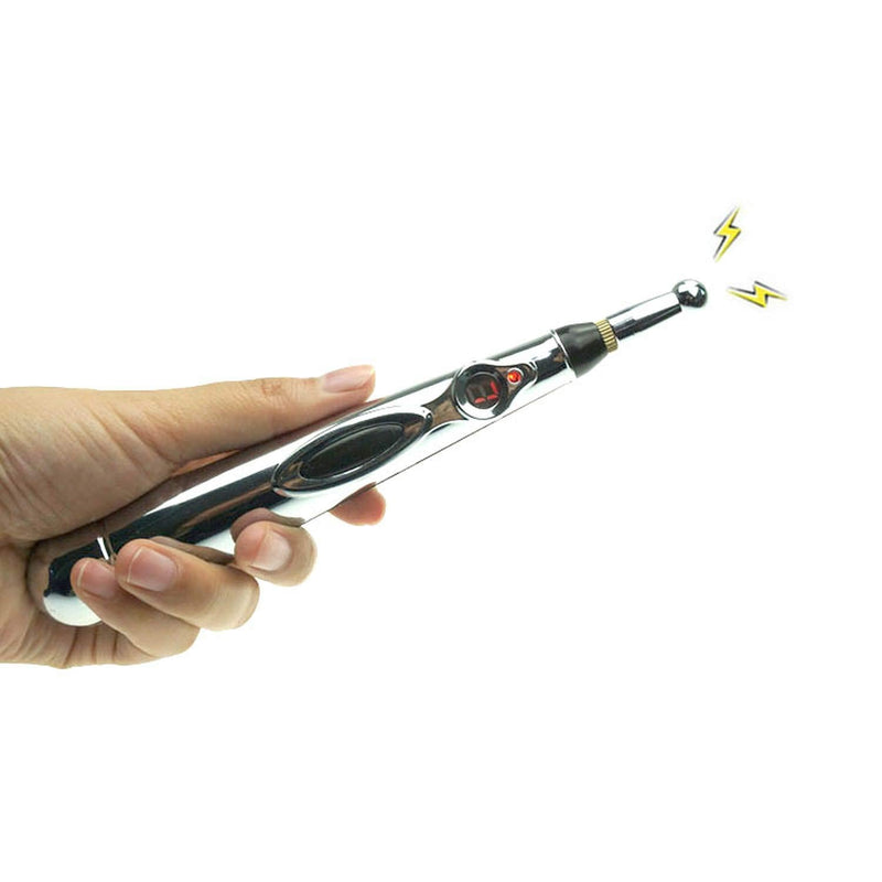 [Australia] - Acupuncture Pen - Electronic Meridian Acupuncture Massager Pen Meridian Acupoint Energy Massager for Pain Relief and Healthcare 