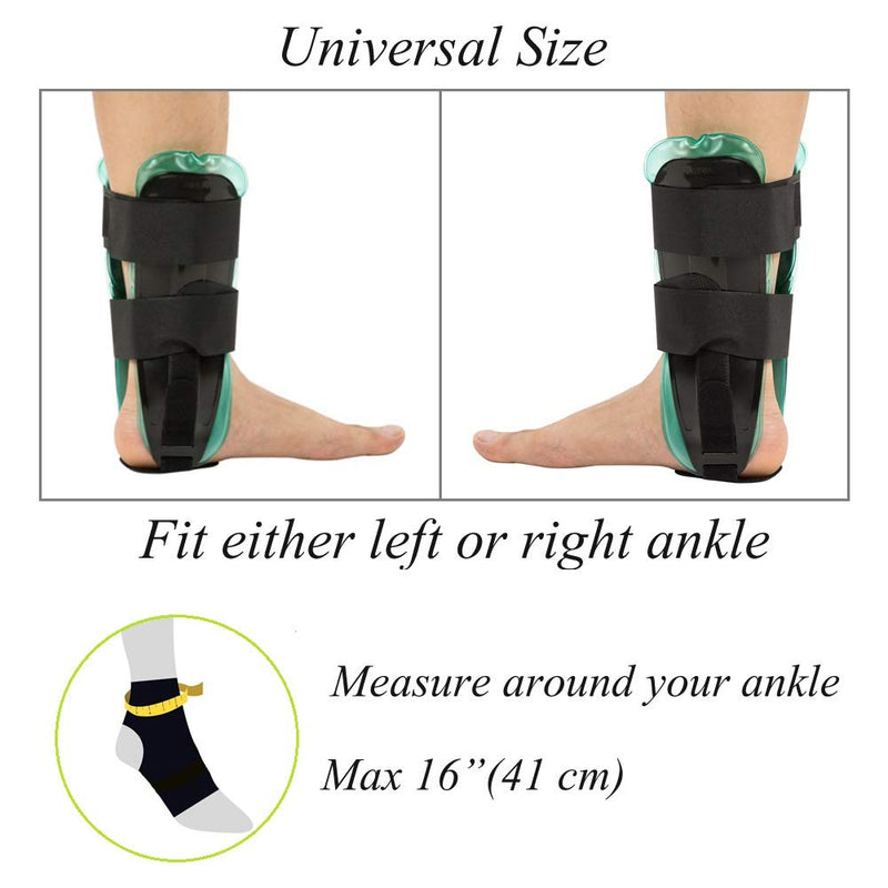 [Australia] - Air Gel Ankle Stirrup Brace Support Provide Stability and Cold Compress(Gel & Air) 