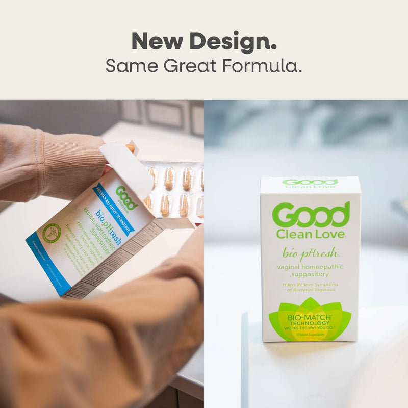 [Australia] - Good Clean Love BiopHresh Vaginal Homeopathic Suppository, Bacterial Vaginosis Treatment for Women, Relieves Itching & Irritation, Promotes Urinary Tract Health, 10 Capsules 