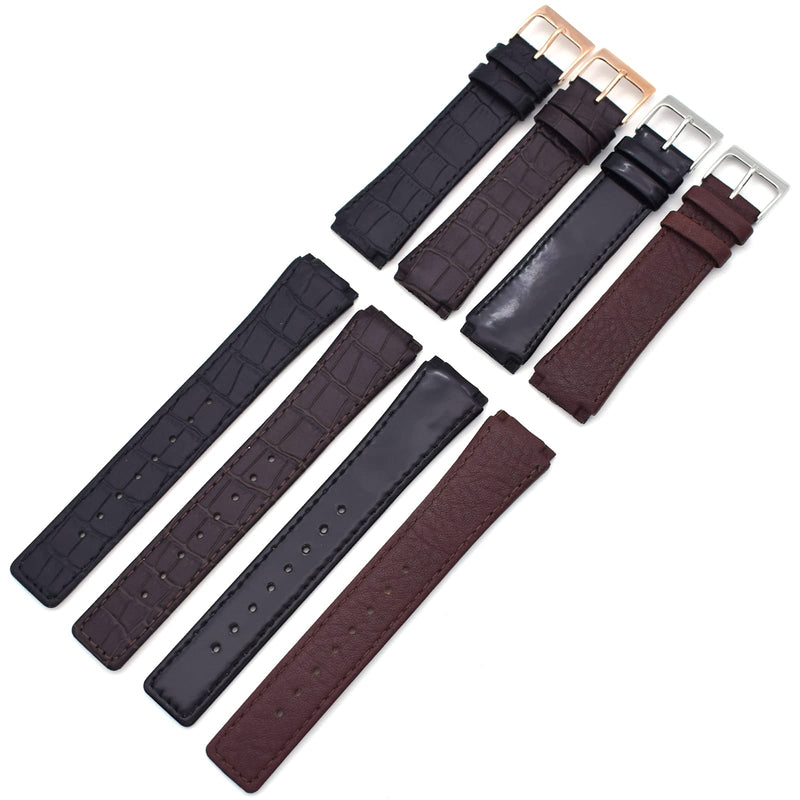 [Australia] - Genuine Leather Watch Strap Replacement for Skagen - 331XLSLB 331XLSLC4 331XLSL1 331XLRLD 331XLRLBO 331XLRLB Black-1 