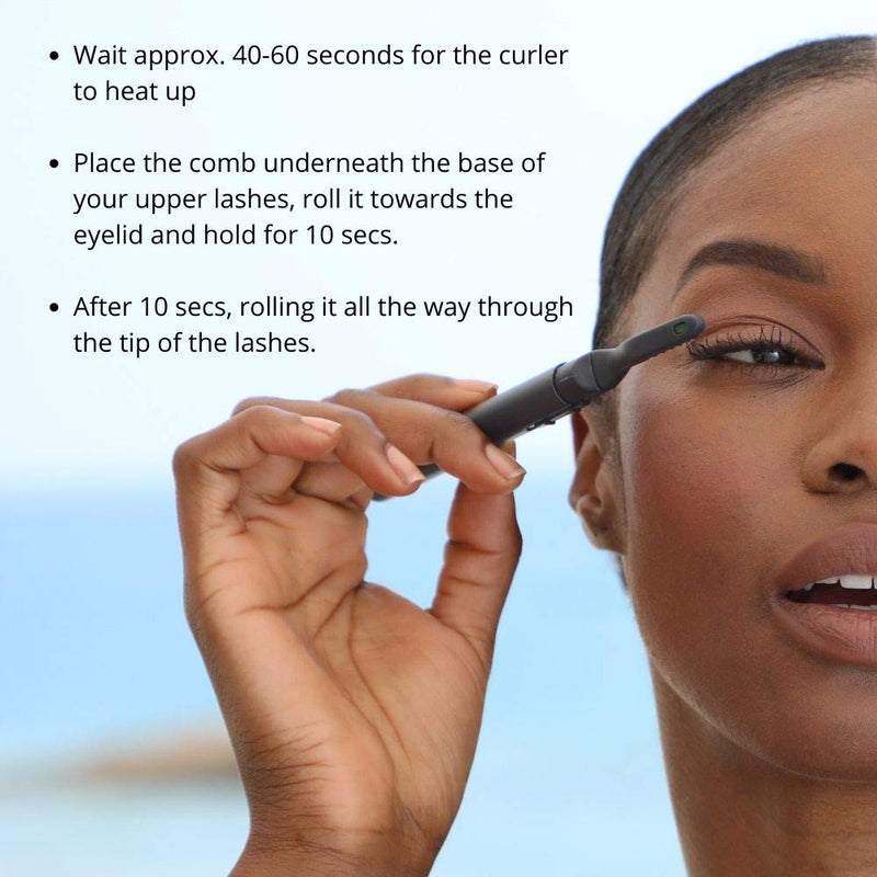 [Australia] - Chella Heated Eyelash Curler - Safe and Gentle Won't Damage Your Eyelashes.Packaging May Vary 