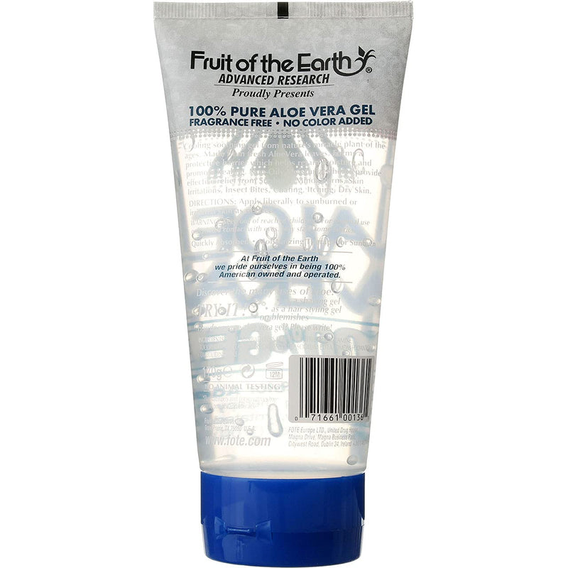 [Australia] - Fruit of the Earth Aloe Vera 100% Gel 6 oz (Pack of 2) 