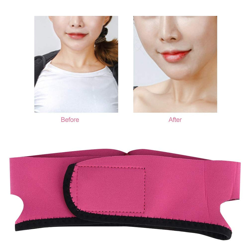 [Australia] - Face Slimming Strap, Face Lifting Band, Weight Lose Slimming Firming Belts Anti Wrinkle V-shaped Bandage Mask for Women Eliminates Sagging Skin Lifting Firming Anti Aging Breathable 