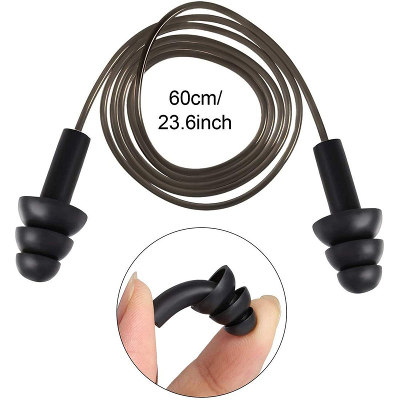 [Australia] - Ear Plugs for Sleeping,16 Pairs Noise Canceling Ear Plugs Soft Reusable Silicone Earplugs Waterproof Noise Reduction Earplugs for Concert,Swimming,Study,Loud Noise,Snoring 