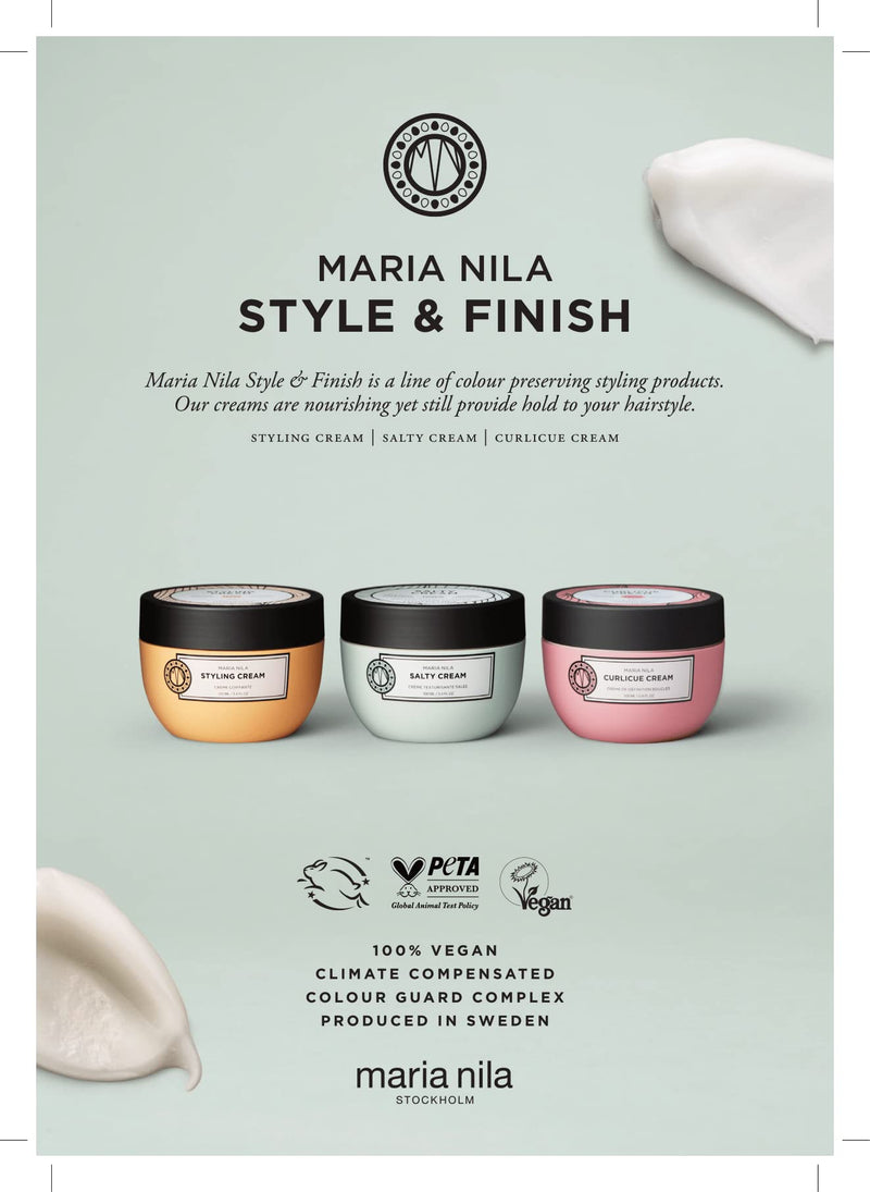 [Australia] - Maria Nila Curlicue Cream 100% Vegan. Sulfate-free and Paraben-free. Styling Cream 100 ml 