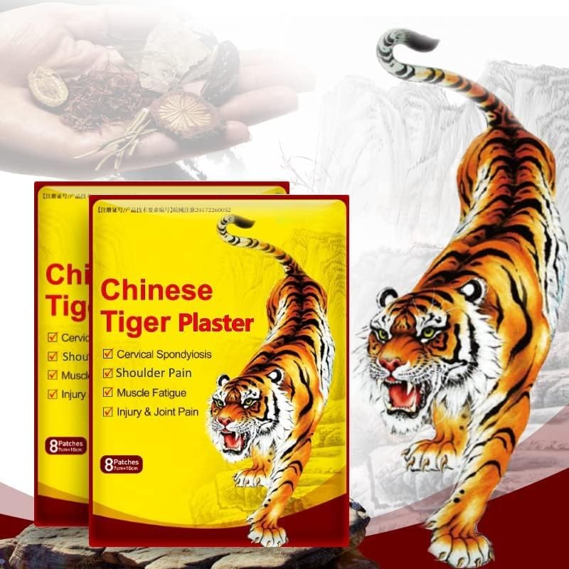 [Australia] - 10 Pack 80 Pcs Pain Relief Patch Chinese Medicinal Paprika Plasters for Joints Porous Chilli Patch Hot Capsicum Pain Relieving Patches for Neck (80 Pcs) 