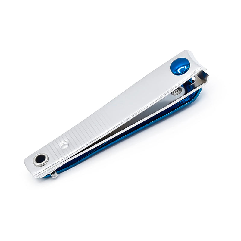 [Australia] - Nail Clippers Nail Cutter 2PCs Set Stainless Steel Fingernails Toenails Clippers for Men Women Sturdy Nail Clipping Kit (Blue) Blue 