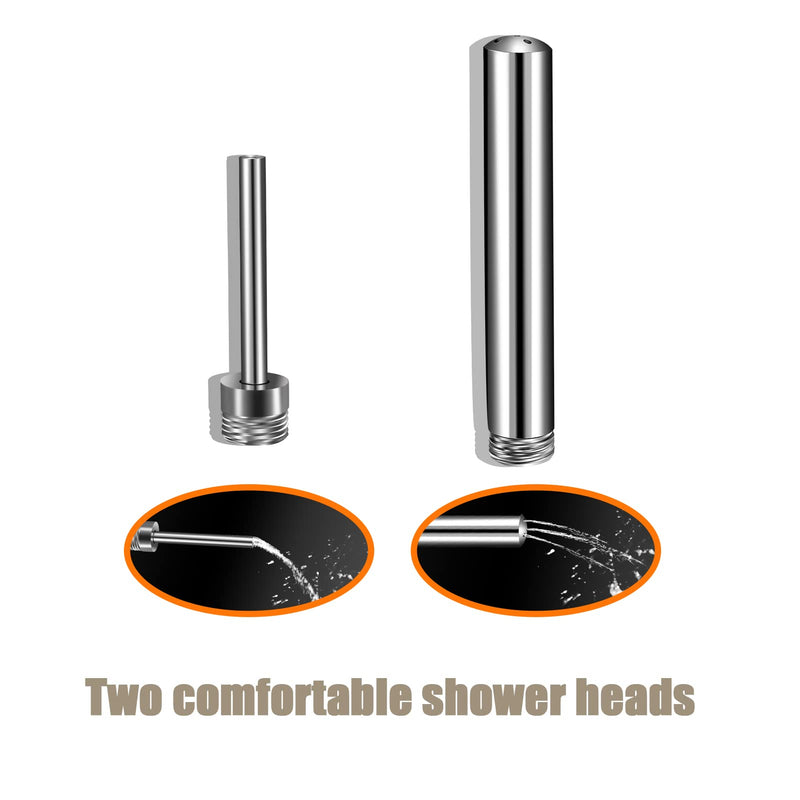 [Australia] - 4 Pcs Shower Enema System, STARHAND 6-Foot Shower Douche Enema Kit with 2 Bathroom Handheld Nozzles and Regulator Knob for Men Women Cleaning 4PCS 