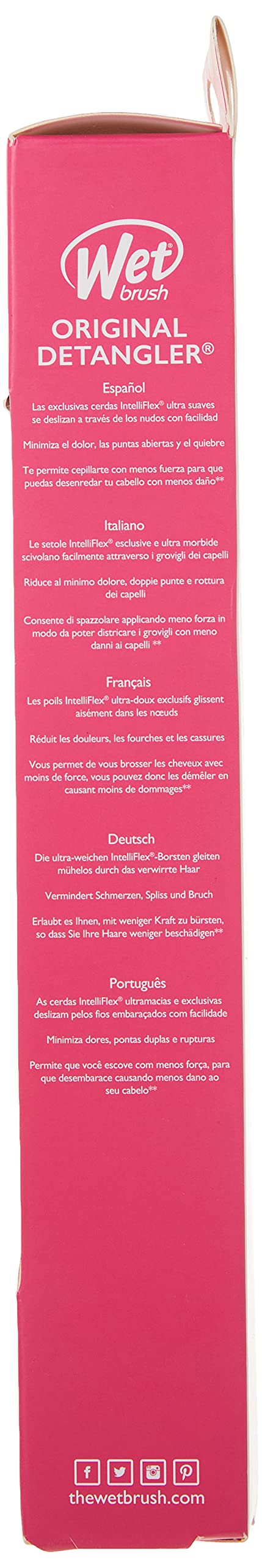 [Australia] - WetBrush Original Detangler Happy Hair UltraSoft Bristles Ergonomic Handle Suitable for All Hairtypes Smiley Pineapple 