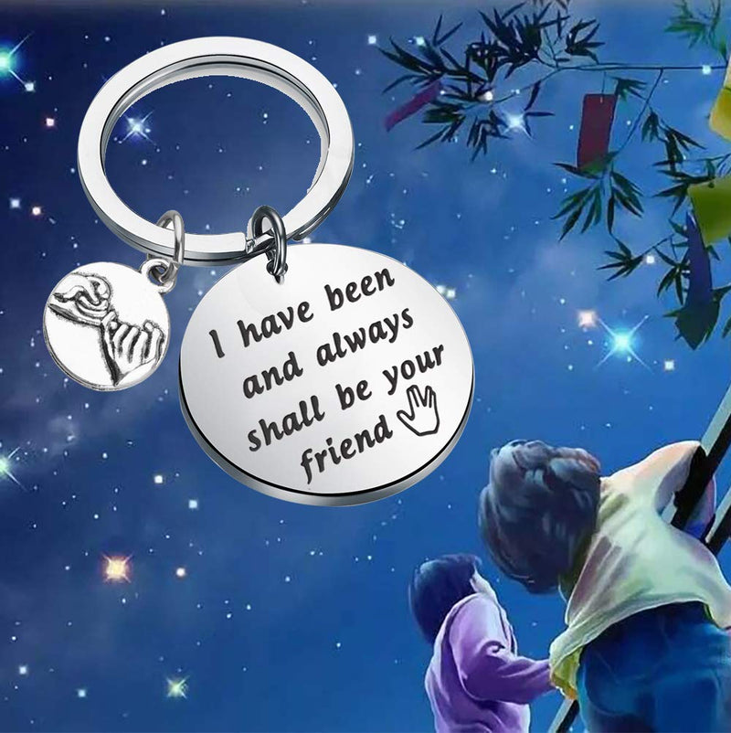 [Australia] - Lywjyb Birdgot Star Trek Inspired Friendhsip Keychain I Have Been and Always Shall Be Your Friend Star Trek Fans Gift 