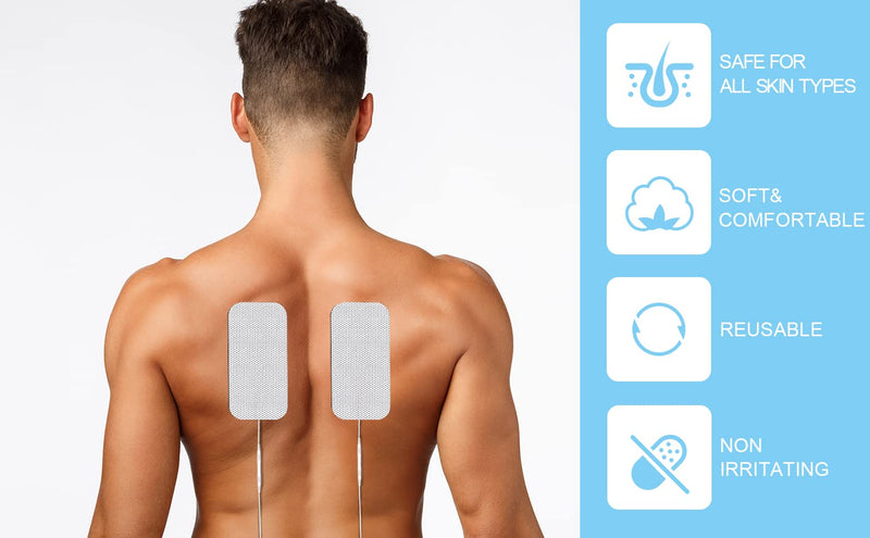 [Australia] - LYINIE TENS Unit Pads 2"x4" 24 pcs TENS Electrodes 