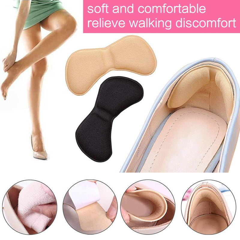 [Australia] - 16Pcs Heel Grips Shoes Too Big, Shoe Heel Insoles Prevent Rubbing Heel Shoes Heel Stickers Adjustments Shoes Length Shoe Heel Pad 8 Pairs 