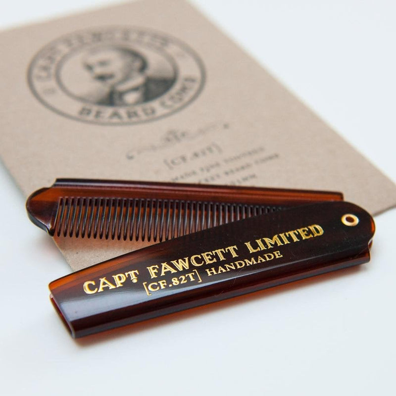 [Australia] - CAPTAIN FAWCETT Captain Fawcett Beard Comb (82T) 300 g (Pack of 1) 