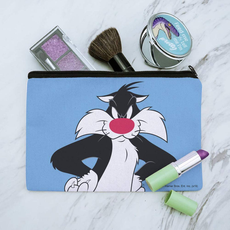 [Australia] - Looney Tunes Sylvester Makeup Cosmetic Bag Organizer Pouch 