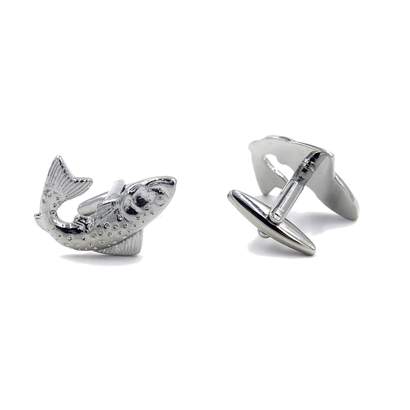 [Australia] - Fish Fisherman Fishing Hook Pair of Cufflinks & Tie Bar Clip 