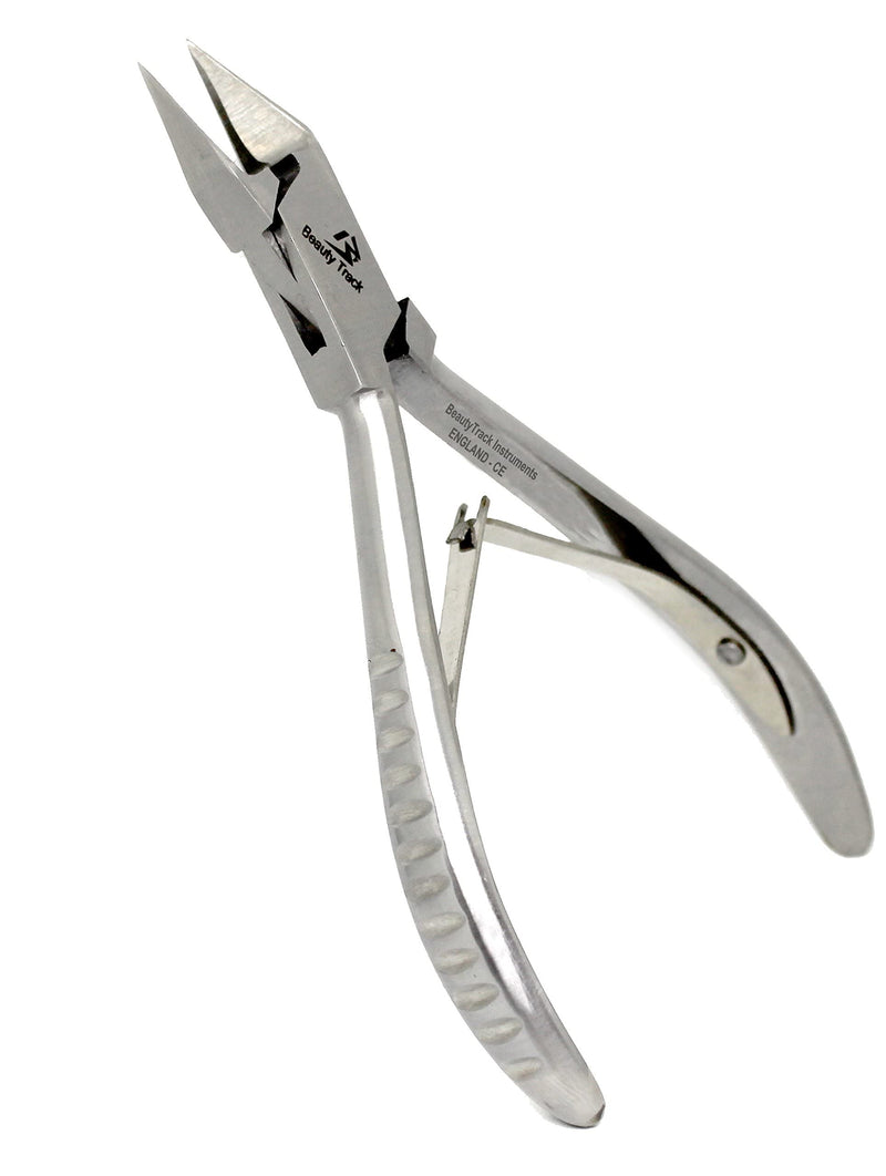 [Australia] - Straight Jaw Nail Clippers - Double Spring Leaf - Hand And Toenail Cutters - Podiatrist Tools - Straight Point Edge - Manicure Pedicure Tool Kits - Hands And Foot Care 