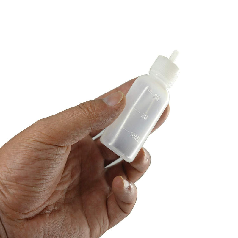 [Australia] - 30Milliliter Precision Applicator Bottle with Blunt Tip Needle and Cap|14ga 16ga 18ga 20ga 22ga Blunt Needles|Oil Dropper Bottle, Glue Applications, Acrylic Painting, 8 Pcs 
