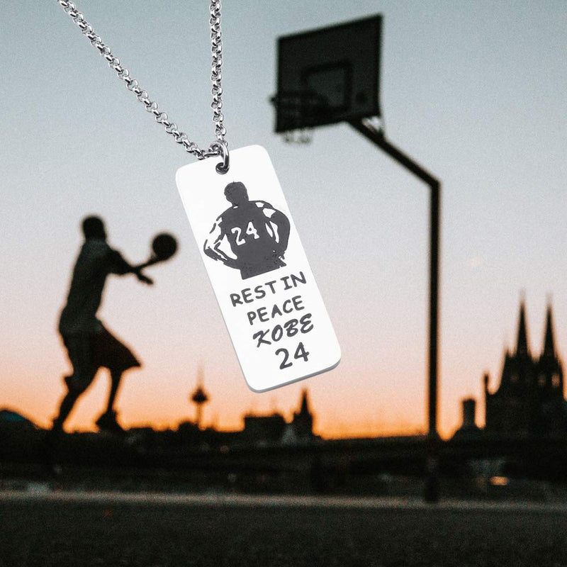 [Australia] - Rest in Peace Kobe Memorial Necklace Keychain 