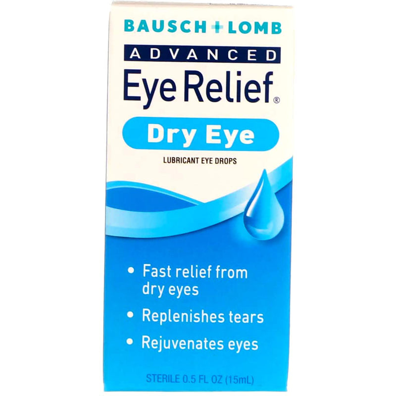 [Australia] - Bausch & Lomb Advanced Eye Relief Rejuvenation Lubricant Eye Drops 0.50 oz (Pack of 6) 