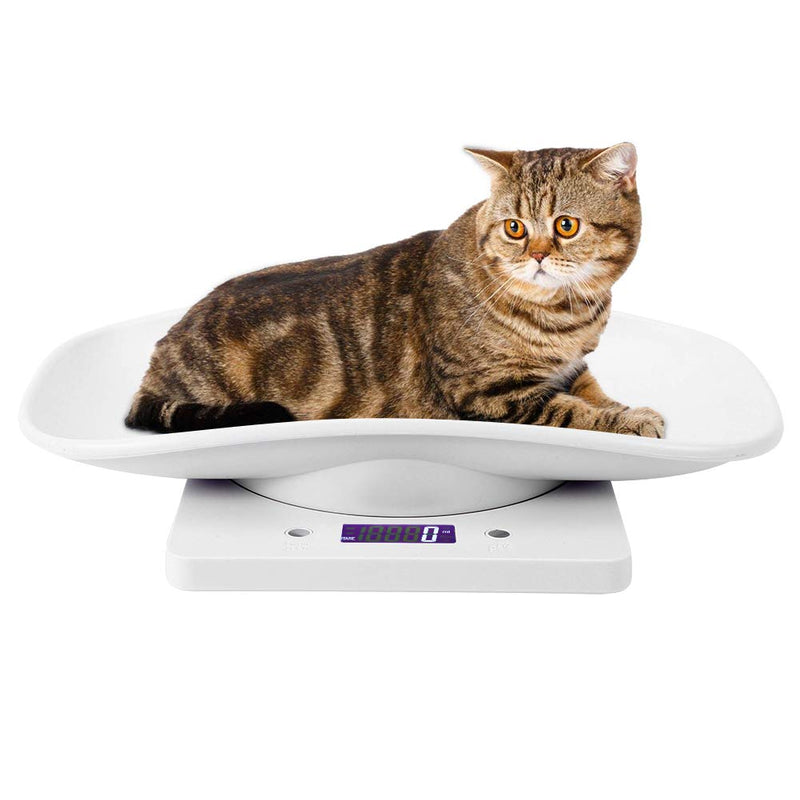 [Australia] - Pet Scale, High Accuracy Small Pet Weight Scale with Plastic Non‑slip Pads Convenient to Carry 