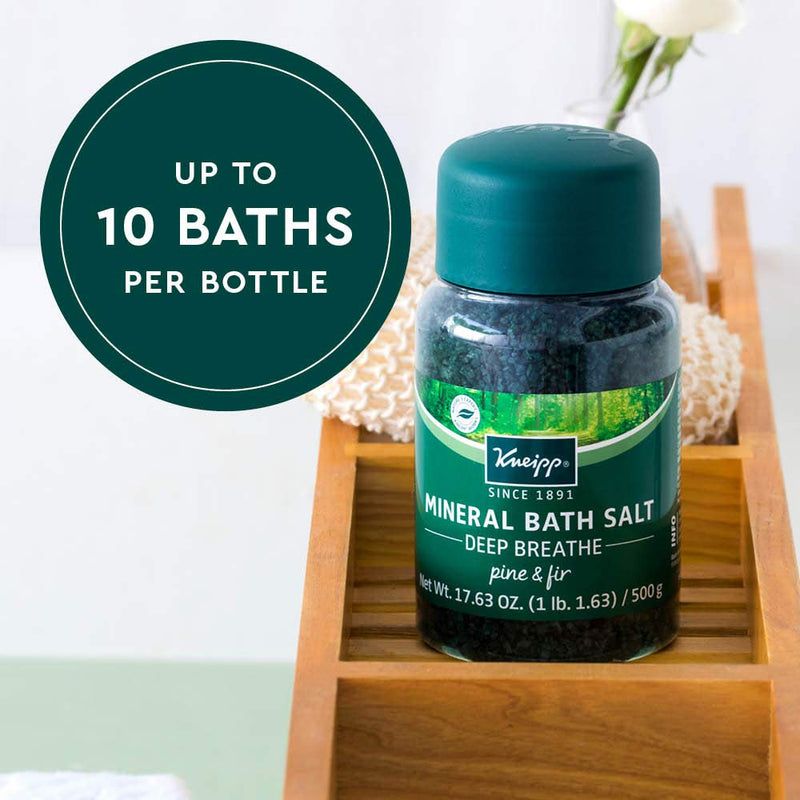 [Australia] - Kneipp Mineral Bath Salt, Deep Breathe, 17.63 Oz Deep Breathe Pine & Fir 17.63 Ounce (Pack of 1) 