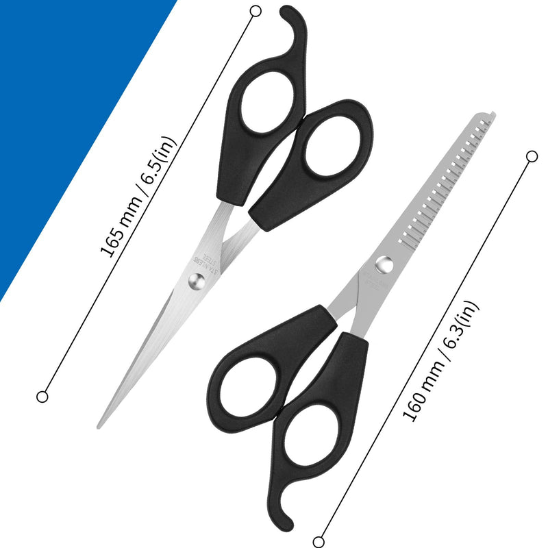 [Australia] - Gezimetie Hair Scissors Set Hairdresser Scissors Set Pet Shearing Scissors, Barbers or Home Use - Stainless Steel 