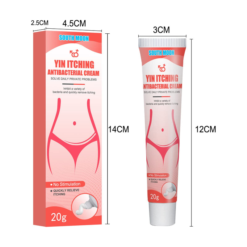 [Australia] - Private Parts Itch Relief Cream,ANGGREK 2pcs 0.7oz Women Private Parts Itch Relief Cream Feminine Itch Treatment Cream for Health Care 