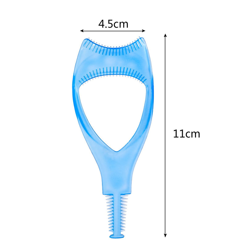 [Australia] - Hotop Mascara Shield Applicator Eyelash Brush Curler Guard Applicator Plastic Eyelashes Tool, 4 Colors (8 Pieces) 