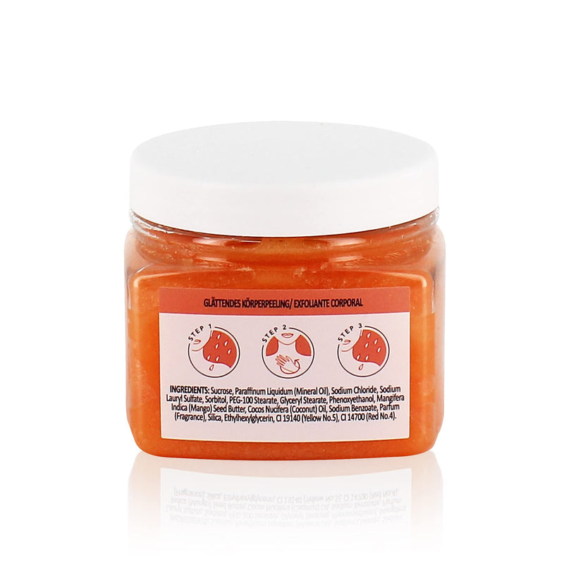 [Australia] - Sunday Rain Polishing Body Scrub for Extra Smooth & Soft Skin, Vegan and Cruelty-Free, Tropical Mango Butter and Coconut Oil, 265g Mango & Coconut 