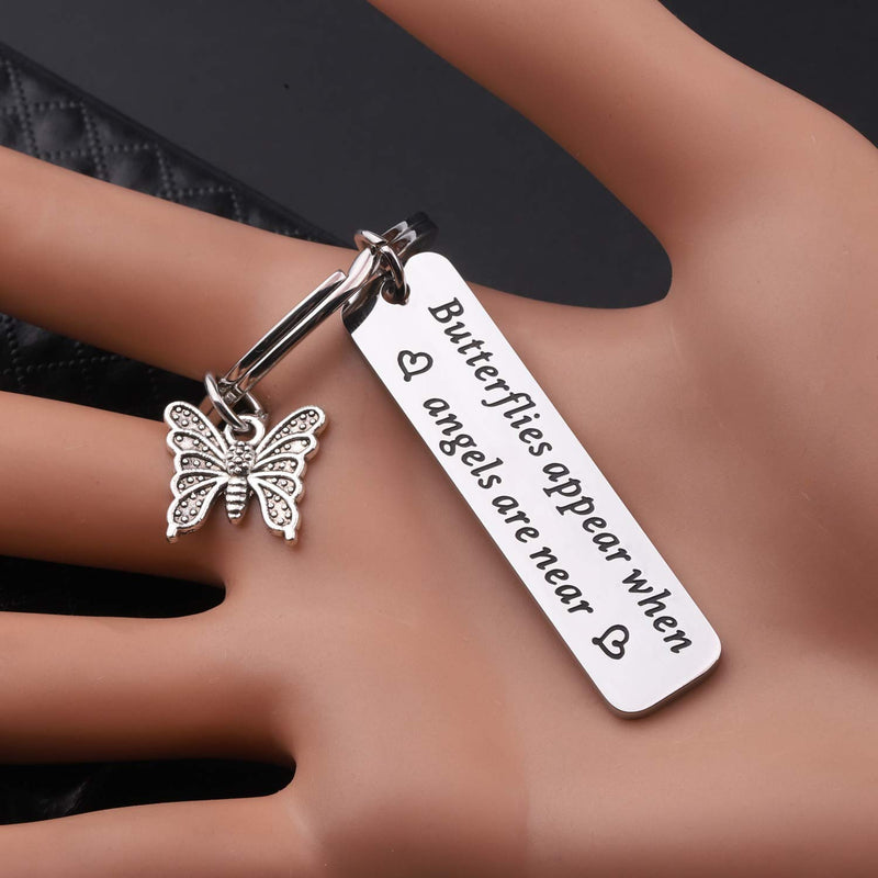 [Australia] - MAOFAED Butterfly Gift Butterfly Memorial Gift Butterfly Lover Gift Loss of Love One Gift Butterflies Appear When Angels are Near 