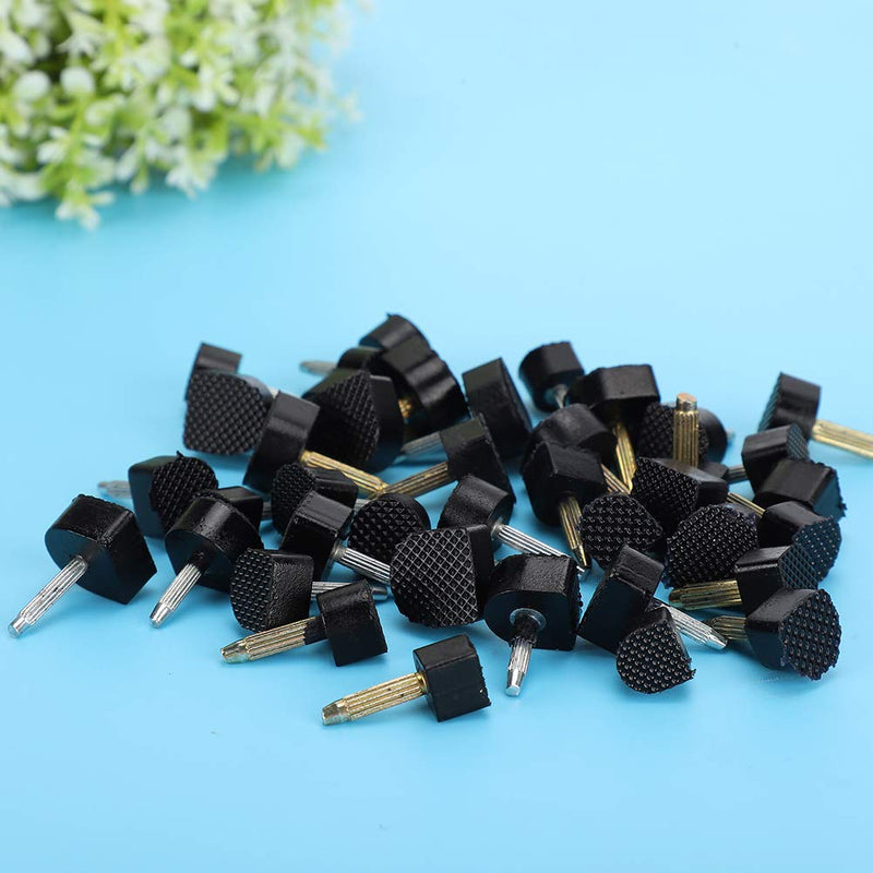 [Australia] - Atyhao 40Pcs High Heel Replacement Tip, High Heel Tip Cap Replacement Repair Wear-Resistant High Heel Shoe Repair Tip Repair Heel Caps Kit 
