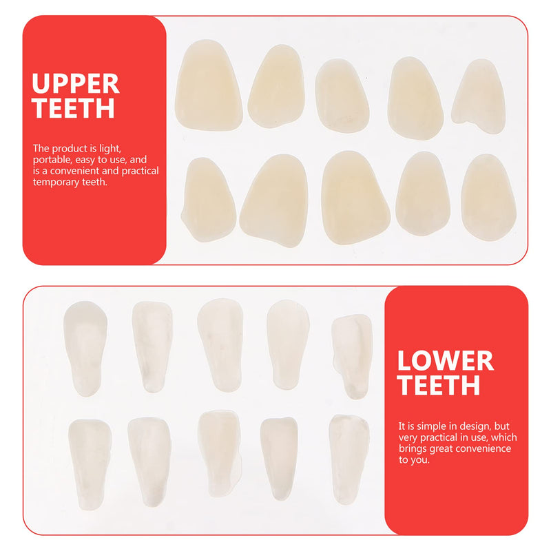 [Australia] - Healifty 100PCS/ Set Temporary Tooth Repair Kit Teeth Veneer Repair Kit Tooth Filler Kit Dental Temporary Crown for Fix Filling The Missing Broken Tooth Dental Gaps 