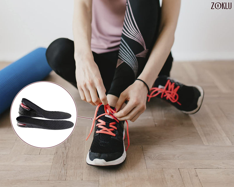 [Australia] - Height Increasing Shoe Inserts for Women - 1 Pair Orthotic Heel Lift Heel Inserts for Women Shoe Insoles Men Height Increase Elevator Shoes Flat Foot Insoles for Men Heel Cushion Insole Shoe Cushion 